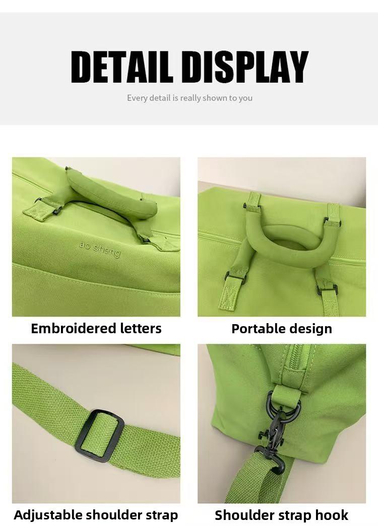 Dry and wet separation storage crossbody bag 2026 new Hong Kong style large-capacity shoulder bag versatile sports outdoor fitness bag