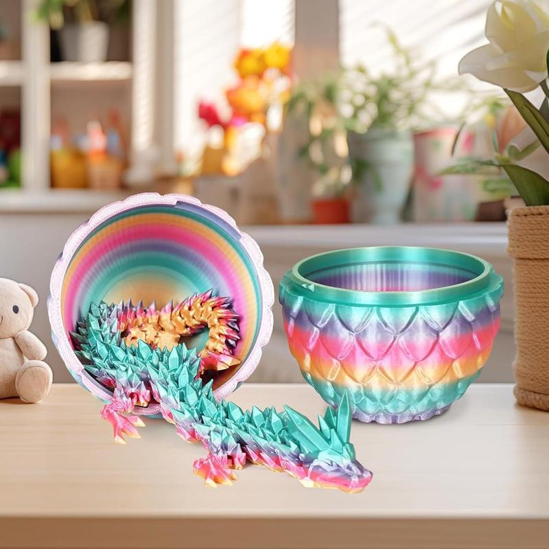 1pcs 3D Printed Dragon Egg with Dragon Inside, Mystery Crystal Dragon Egg for Easter Basket Stuffers, Easter Basket Essentials, Home Office Desktop Decor for Easter, Valentine's Day and New Year 1pcs 3D Printed Dragon Egg with Dragon Inside, Mystery Crystal Dragon Egg for Easter Basket Stuffers, Easter Basket Essentials, Home Office Desktop Decor for Easter, Valentine's Day and New Year