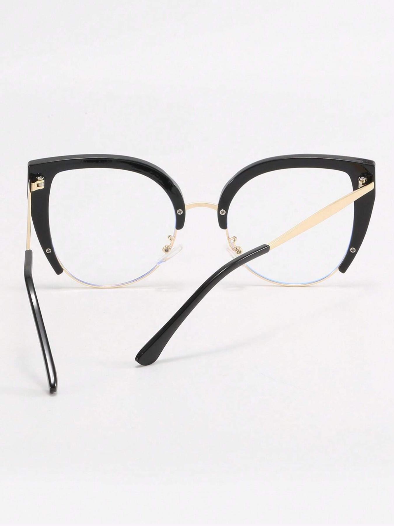 1 Piece Cat Eye Anti-Blue Light Glasses for Women, Cute and Lightweight Transparent Eyewear Suitable for Daily Wear, Stylish Frame for All Seasons