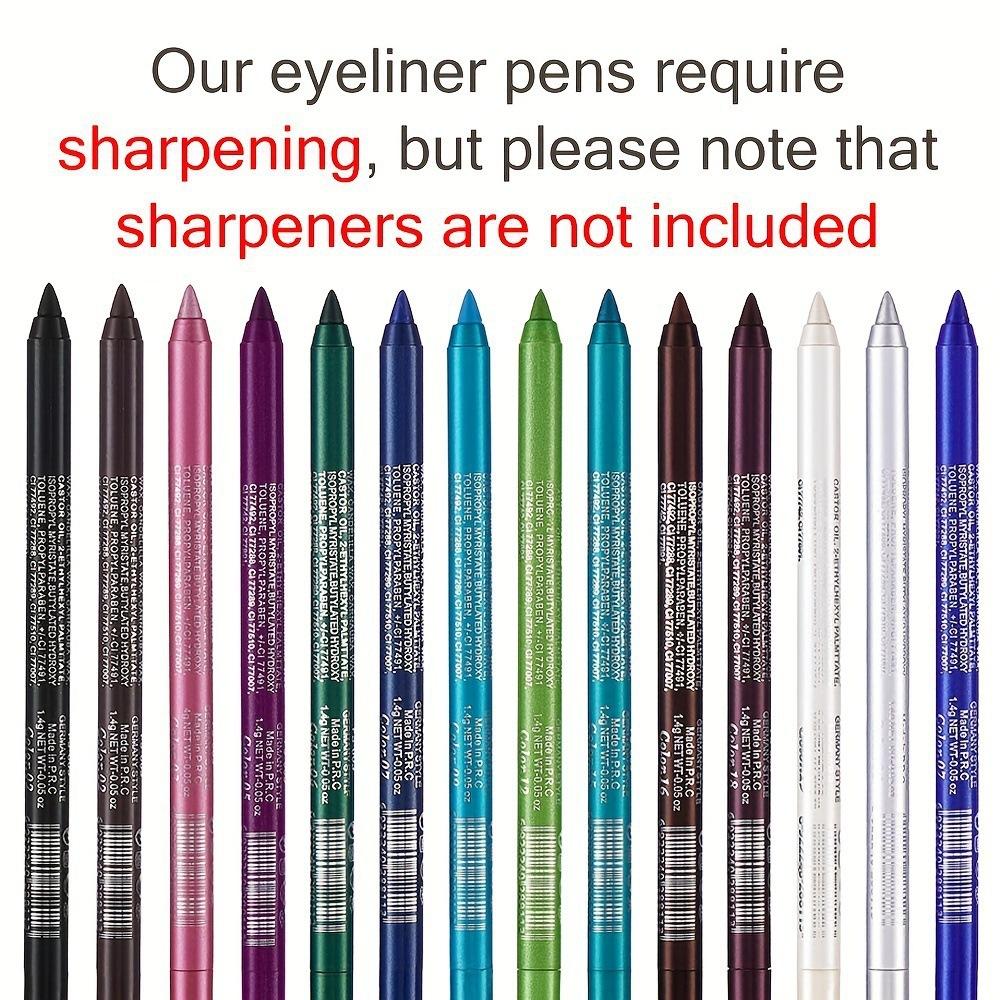 Multifunctional Eyeshadow Pen Single Color Eyeliner Pen Pearl Glitter Eyeliner Gel Pen Eye Makeup Pen