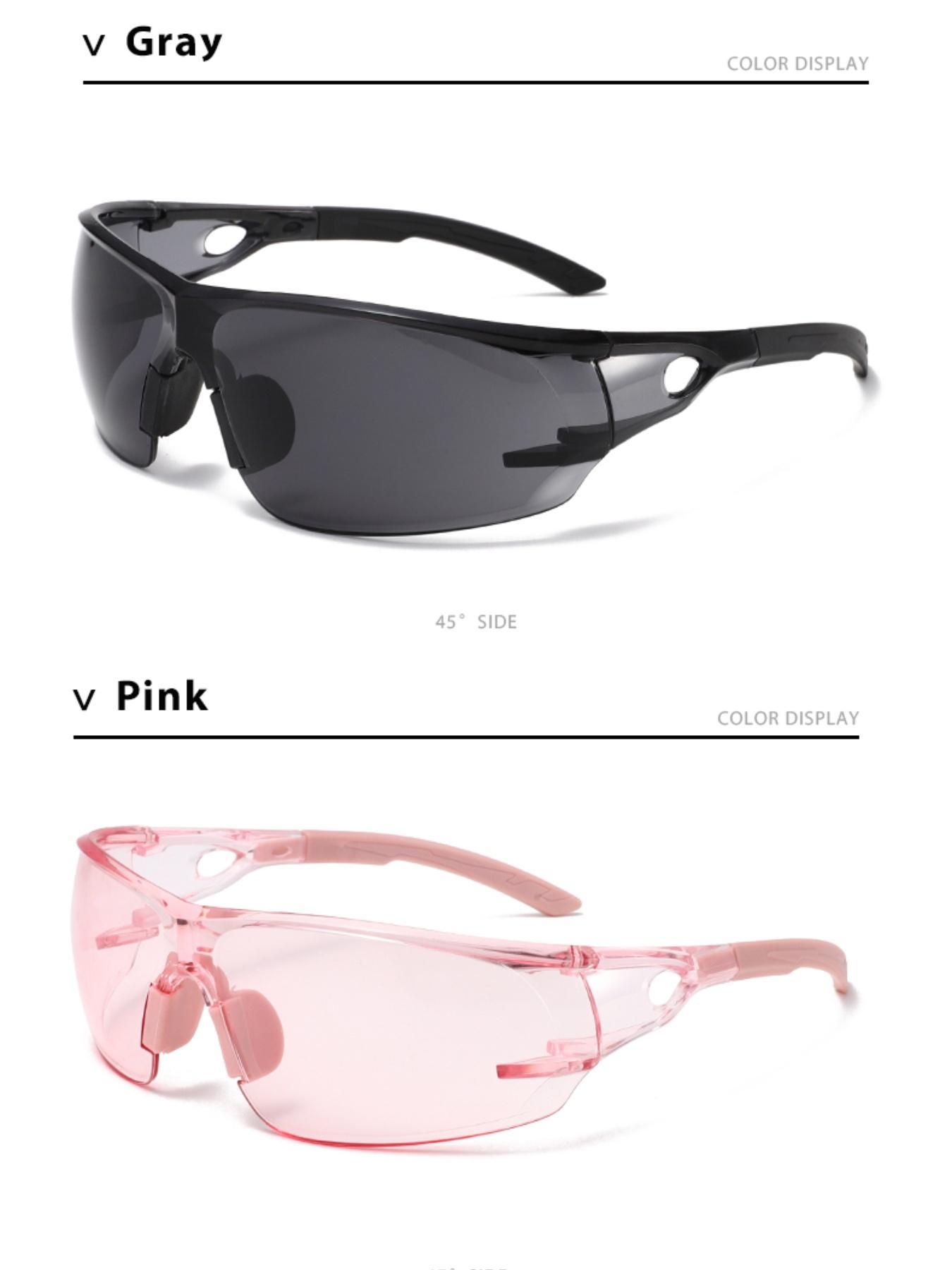 Fashion Goggles with Clear Lenses, Anti-scratch Protection Eyeglasses for Men and Women, Ideal for Daily Use and Outdoor Activities