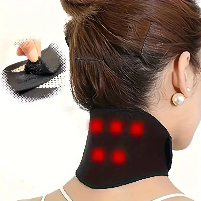 Adjustable Breathable Polyamide Neck Ring - Cervical Spine Alignment, Hunchback Prevention for Men - All-Terrain, Travel Office Use