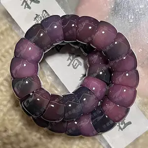 [NEW] F50-12mm Grape Purple Garlic Bodhi|for Bracelet & Jewelry DIY making