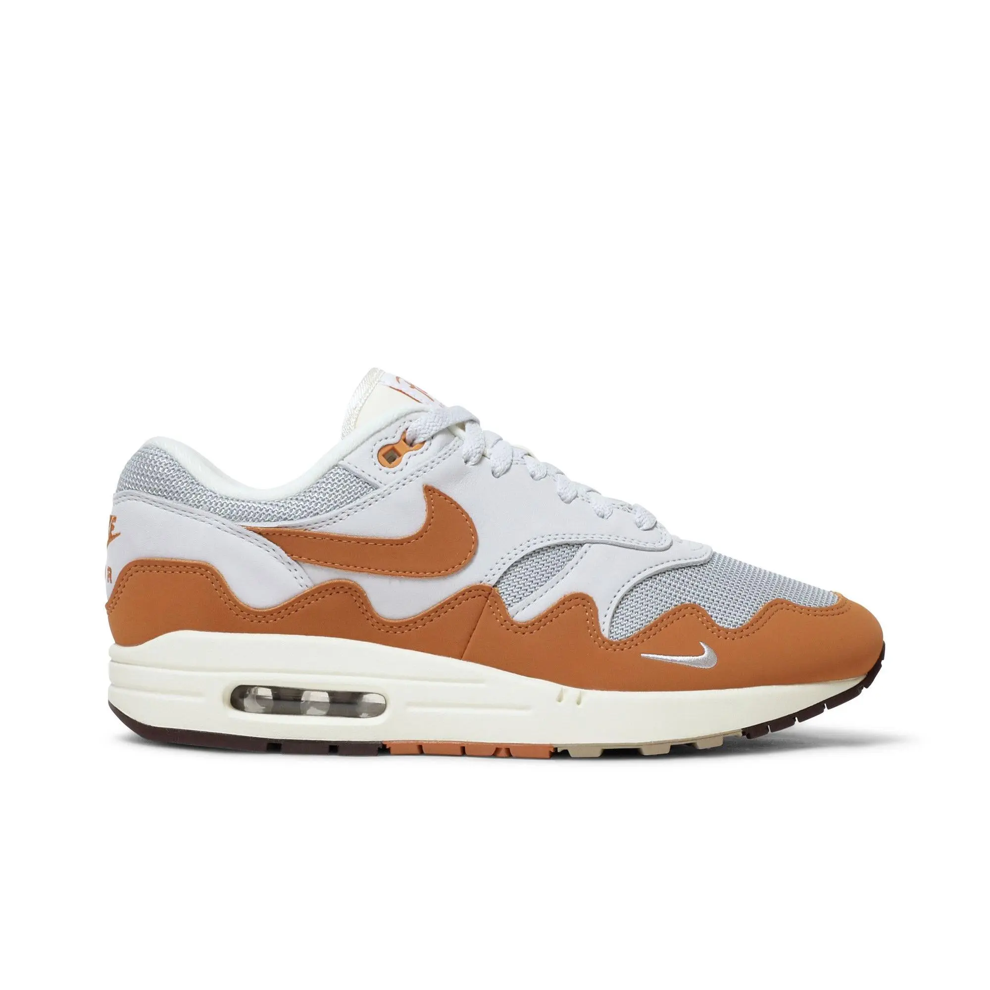 Patta x Nike Air Max 1 'Monarch' (Unisex) Metallic Silver/Monarch/Pure Platinum running shoes DH1348 001
