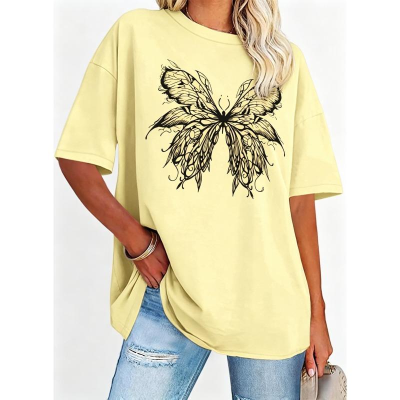 Womens Oversized Tshirt,Graphic Tees,Crew Neck Summer Short Sleeve,Loose Fit Tops,Womenswear, Streetwear, Tshirt, Casual, Minimalist