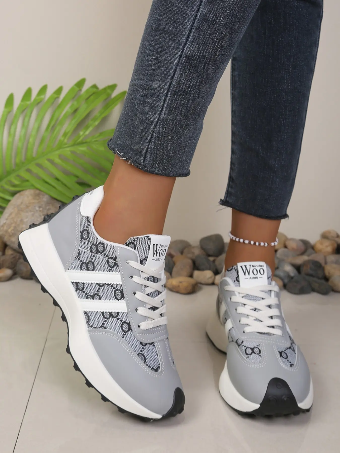 New Summer Women's Sports Shoes, Spring Autumn All-Season Casual Fashion Sneakers, Comfortable Breathable Retro Dad Shoes, Patchwork Sneakers