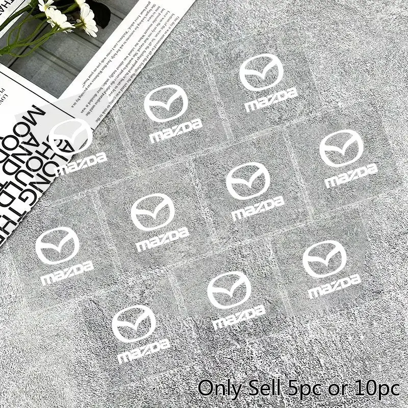 5/10pc Car Interior DIY Decorative Sticker Creative Emblem Badge Decal For Mazda Atenza Axela Mazda 6 3 2 Angkesaila CX3 CX4 CX5 CX7 CX9 CX30 RX8 Accessories