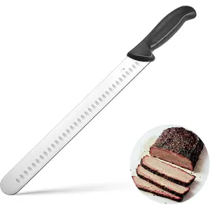 Brisket , Carving  for Meat with 12 Inch Ultra  Slicing  for  BBQ, Turkey and Roast,  High Carbon Stainless Steel