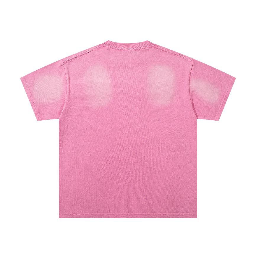 Y2K Oversized Pink Majestik Moto Racing Graphic Tee Cotton Soft Breathable Fabric Casual Streetwear Daily Wear Party Outfit Hip Hop Style Men Women Unisex Trendy Vintage Fashion Comfortable Fit