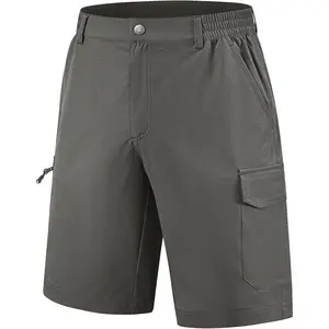 Rdruko Men's Hiking Shorts 9" Quick Dry Water Resistant Work Outdoor Shorts with Pockets