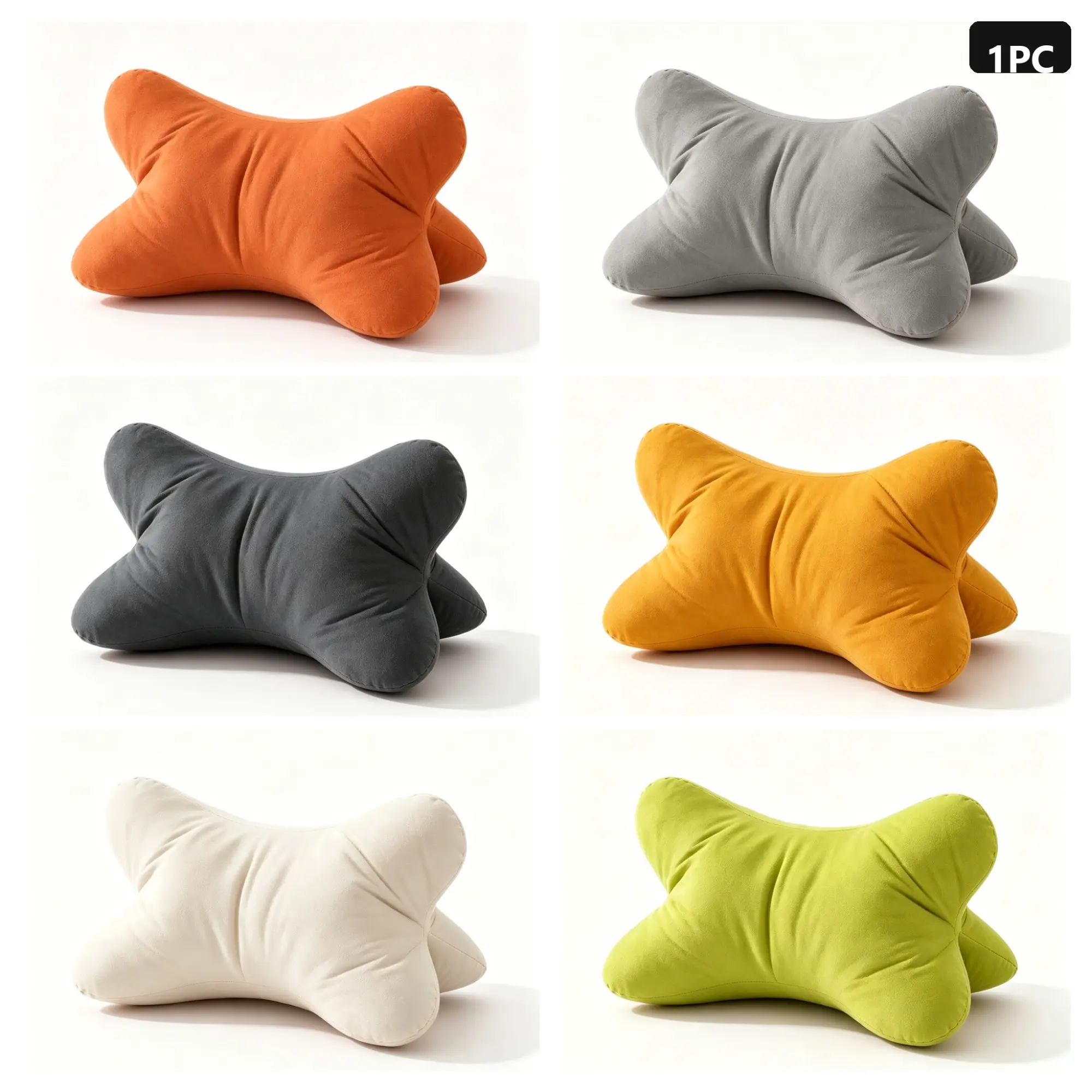 1pc Six Colors 3D Triangle Pillow, Breathable Soft Velvet Fabric, Ergonomic Side Sleep/back Support, Lightweight Comfort, Office Chair, Bedside, Leg Support, Sleep Cushion