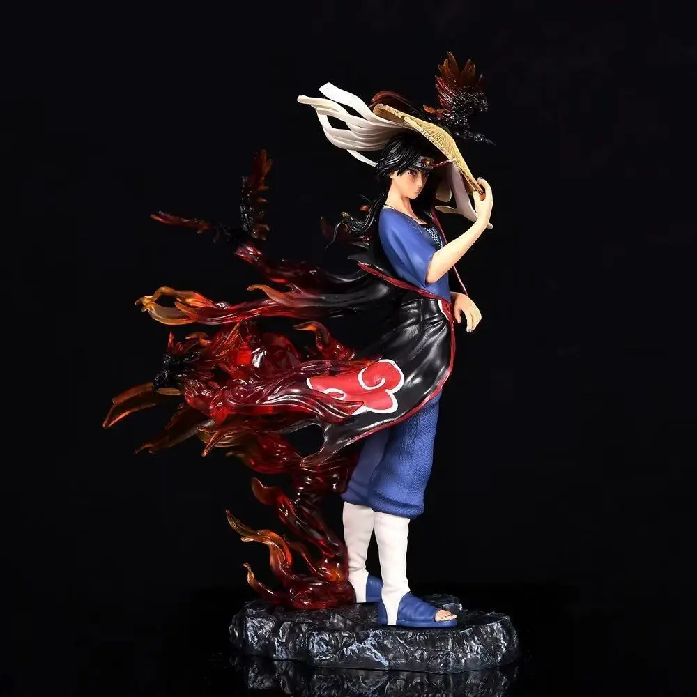 Handmade Mrj Uchiha Sasuke Crow Model, Anime Figure Collectible, Detailed Design, Perfect Gift for Fans, High-Quality Craftsmanship