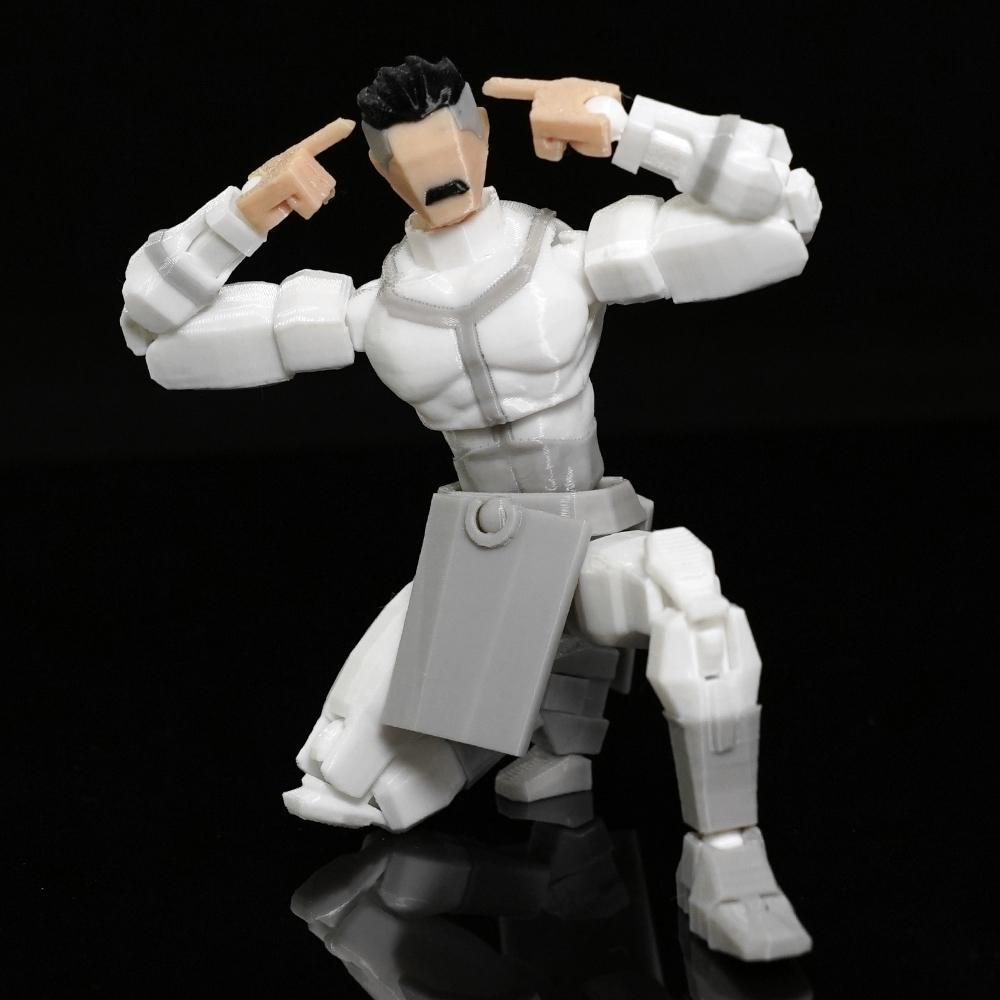 3D Printed Invincible series All Toys Action Figures Anime Model Lucky Dummy 13 Superheroes Multi-Jointed Toy Ornaments Gifts