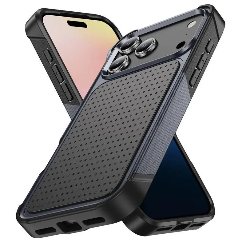 Military Grade Armor Phone Case with Heavy Duty Protection & Armor Shell, Shockproof Bumper Cover for iPhone 11 Pro Max Plus, 12, 13, 14, 15, 16, 17, 17 Air, Iphone 15