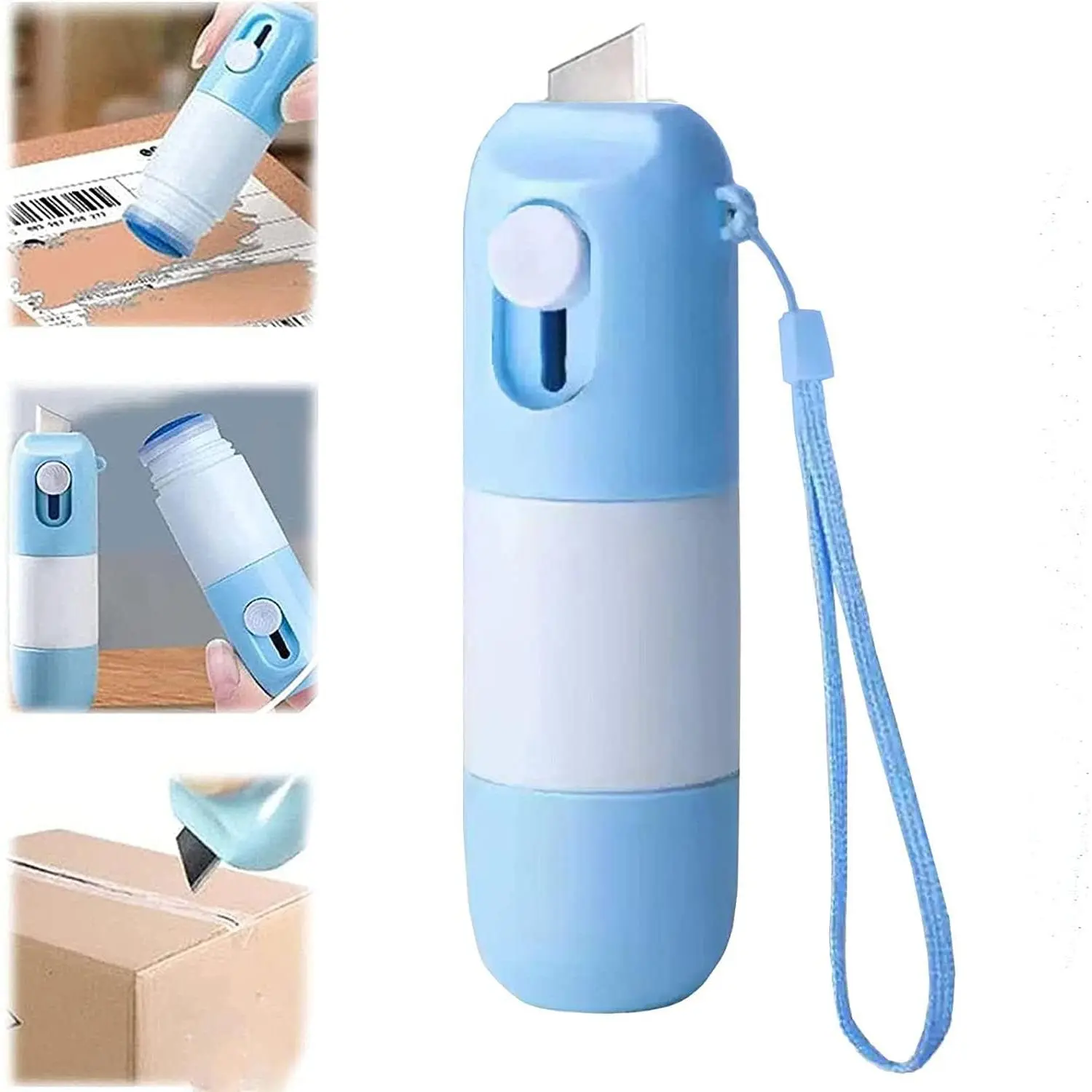 1pc Portable Compact Dual-Function 10ml Thermal Paper Correction Fluid with Plastic Shell - Camping Hiking Parcel Opener, Privacy Eraser for Package Label Anti-Information Leakage