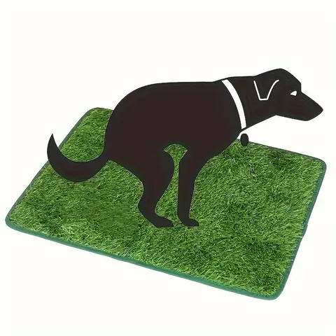 Pet Potty Training Pad, 1 Count Artificial Grass Dog Potty Pad, Easy Clean Anti-odor Toilet Training Tool, Puppy Training Pads