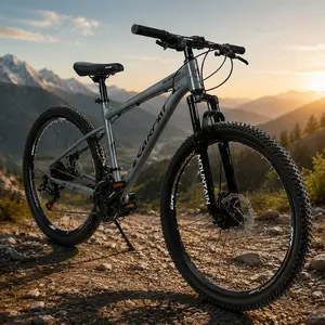 Ecarpat 26 Inch Mountain Bike for Men Women, Hardtail Carbon Steel Frame, 21-Speed Drivetrain, Mechanical Disc Brakes, Front Suspension, All-Terrain Trail Riding, Touring Bicycle, Multiple Color Options, 26 in