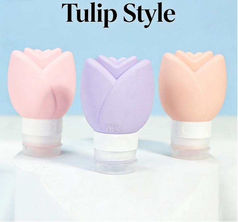 Travel Silicone Refillable Bottles, Portable Leak-Proof Containers for Shampoo, Conditioner and Body Wash