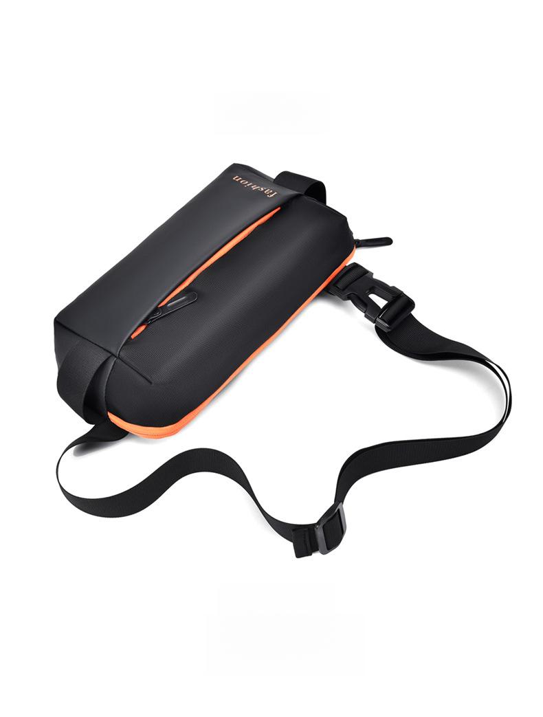 2026 New Trendy Cool Men's Bag, Crossbody Motorcycle Bag, Street Style Sports Car Crossbody Men's Bag, Waterproof Leather Chest Bag for Men