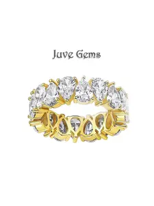 Water Drop Full-Zircon Ring Set, Luxurious Layered Design, Perfect for Parties and Daily Wear, Elegant Jewelry Accessory, Exquisite Trendy Ring