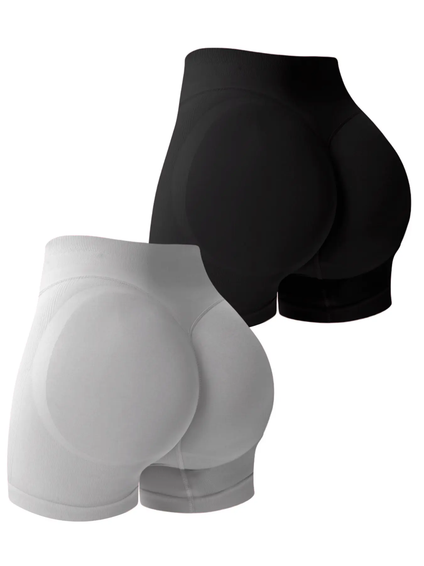 Women's High-Waisted Seamless Cycling Shorts, V-Shape Butt Lifting, Stretchy Waistband, Breathable Fabric, Perfect for Gym & Daily Wear, Athletic Shorts, Fitness Shorts