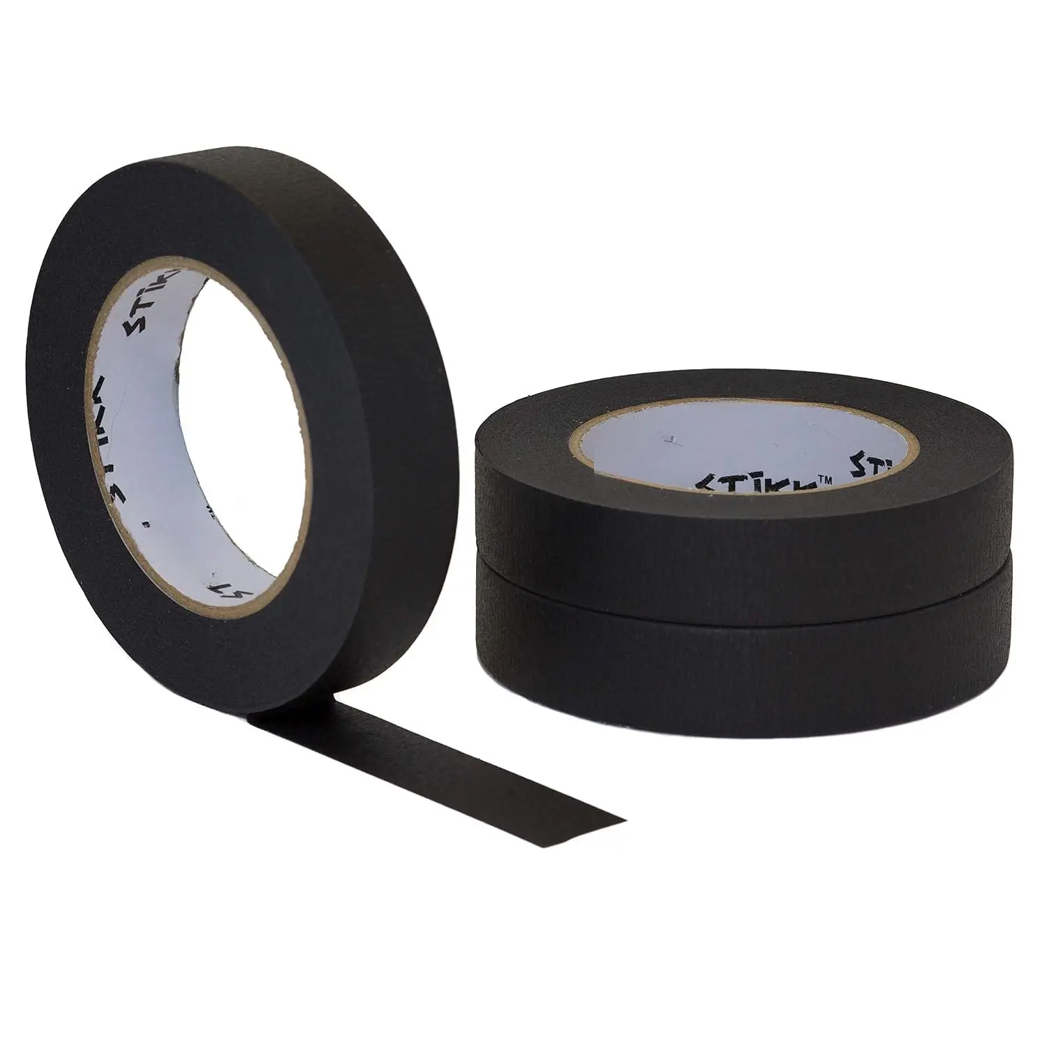 Painters Tape - 3pk Black Painter Tape - 1/4 inch x 60 Yards -  Tape for Painting, Edges, Trim, Ceilings - Masking Tape for DIY  Projects - -Free Painting Tape