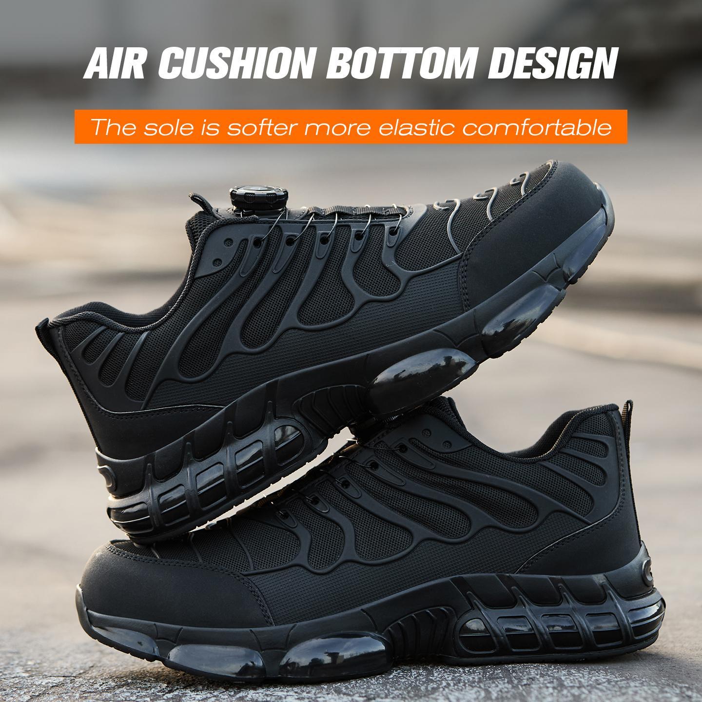 Men’s Safety Work Sneakers – Lightweight Steel Toe, Anti-Slip Sole & All-Day Comfort for Jobsite & Outdoor Training