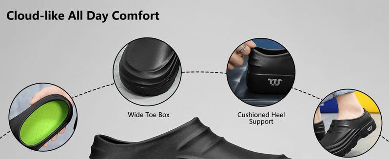 Chef Shoes for Men - Slip Resistant, Lightweight & Waterproof Garden Clogs for Women, Ideal Work Shoes for Kitchens Footwear Boy clogs men