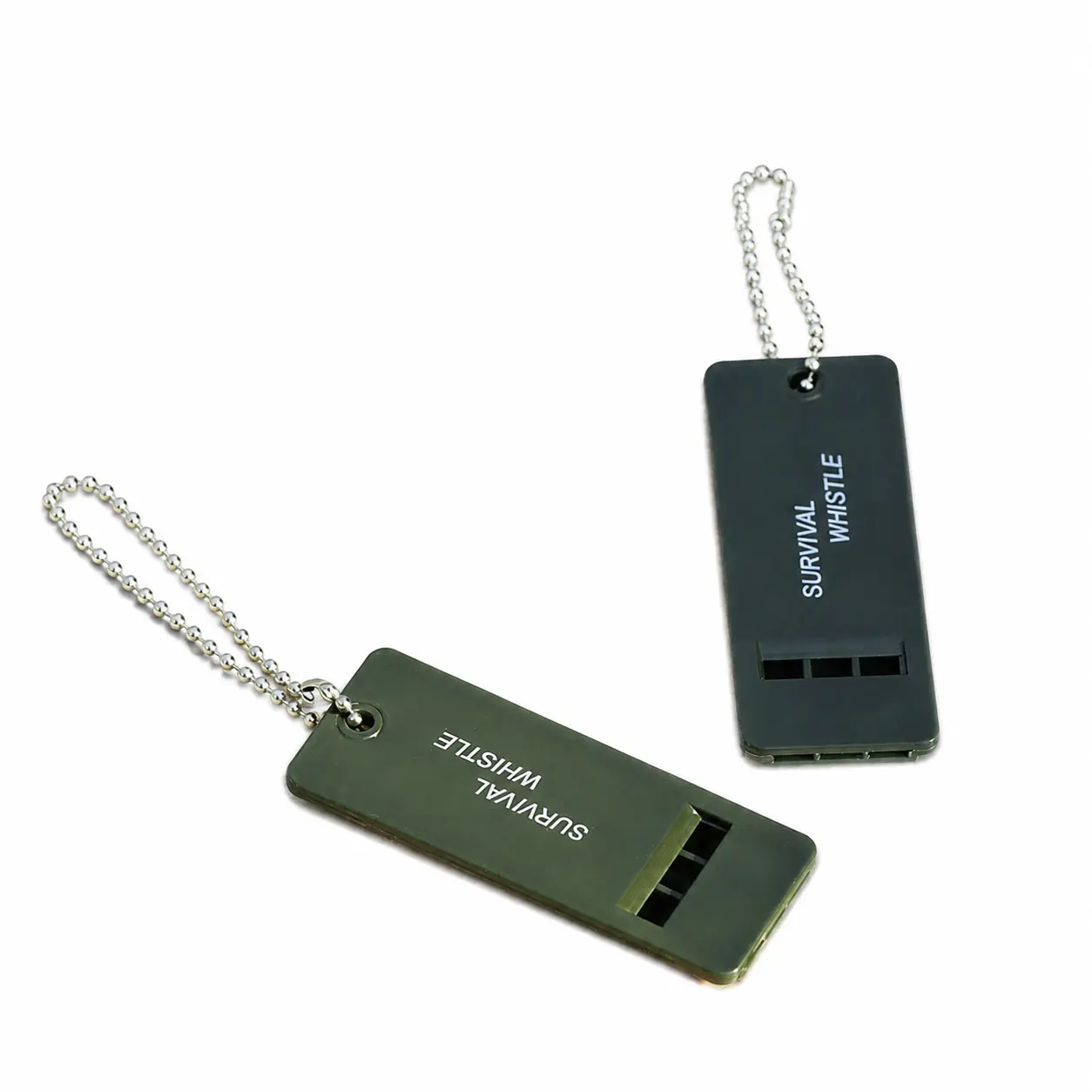 High-Performance Triple-Frequency Outdoor Survival Whistle with Bright Glow-in-the-Dark Feature for Emergency Signaling, Earthquake Rescue, Hiking, Camping, and Disaster Preparedness — Durable ABS Construction, Loud 120dB Sound, Compact and Weather-Resist