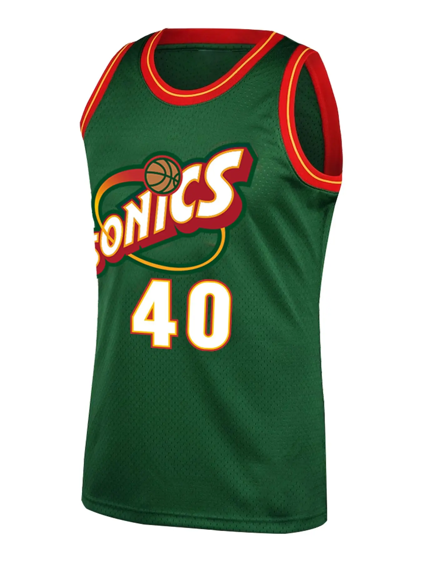Men's Basketball Jersey Vintage Embroidered Casual Training T-Shirt, Sporty V-Neck Short Sleeve, All Seasons Loose Fit, Casual Sporty Top