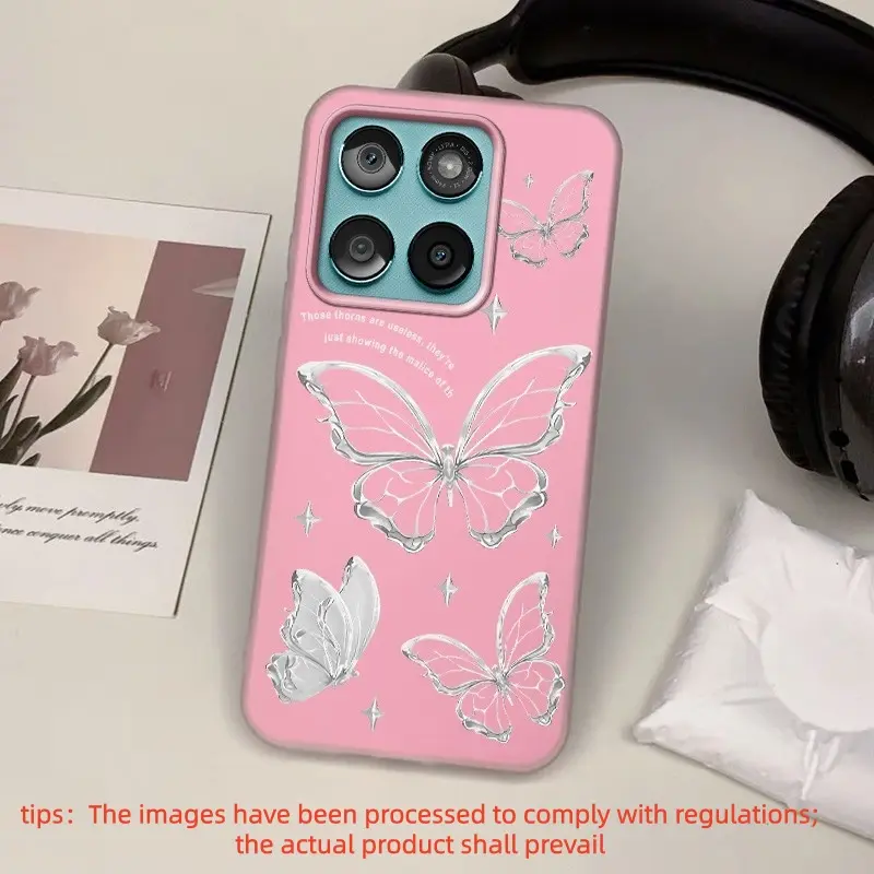 English butterfly Multiple colors are available for selection Small pattern Literature and art Suitable for Moto phone cases, suitable for Moto EDGE 60,50, E15, G86, G75, G73, 4G, 5G, Pro and other series and models of phone cases Fashion