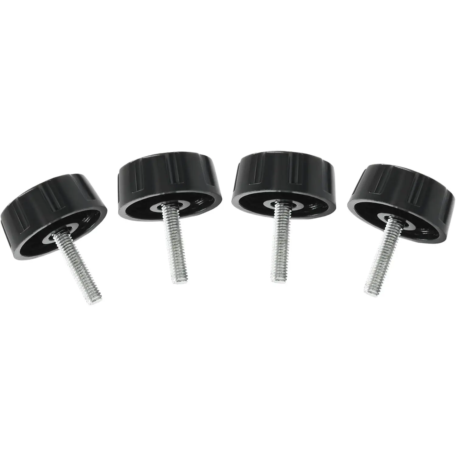Fishing Reel Handle Screw Caps,Black Fishing Reel Handle Nut, Fishing Spining Reel Knob Screw for Handle Grip