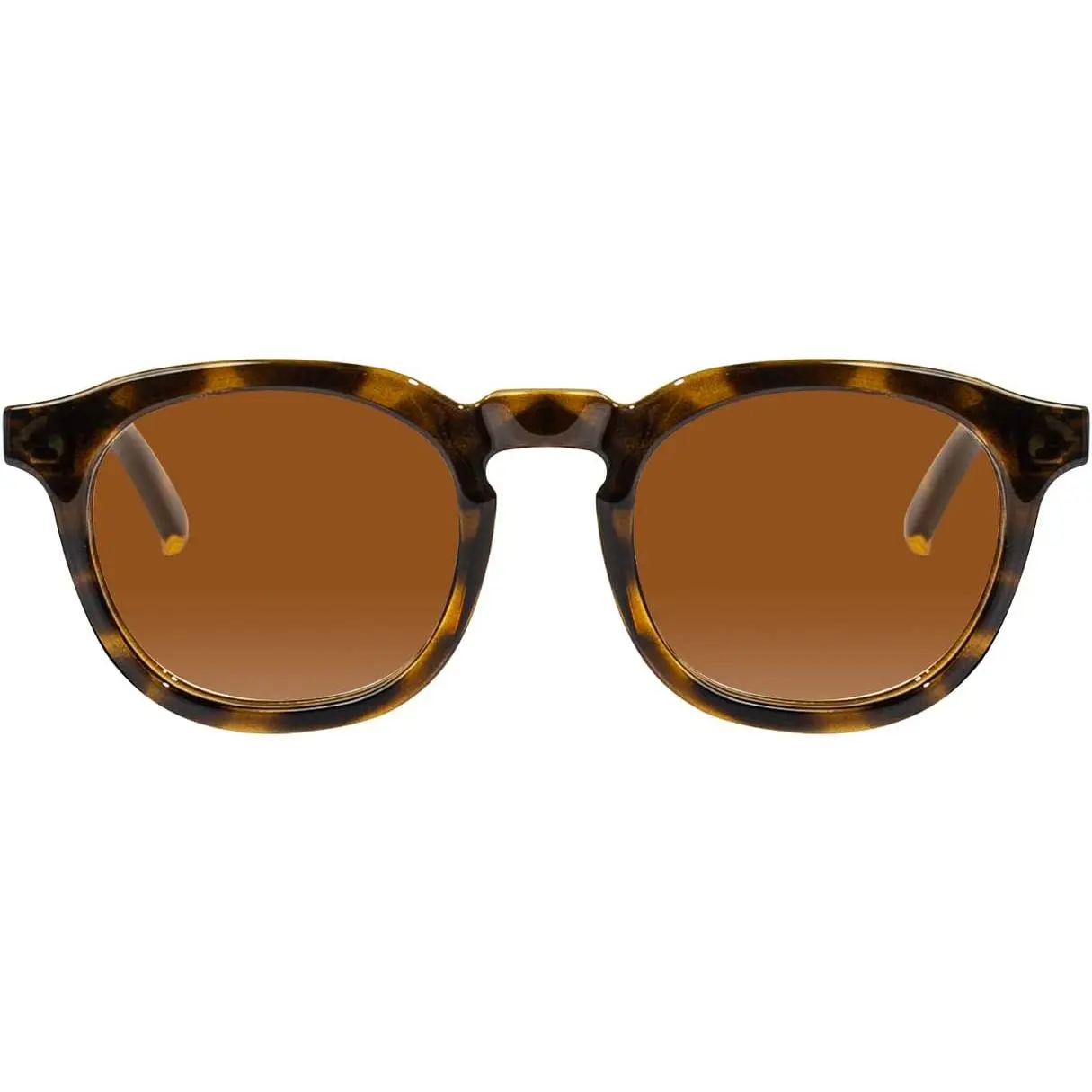 Webster  Italian Sunglasses, Classic Square-Shaped Style, Dark Tortoise