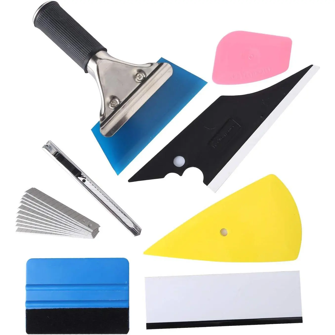 17-in-1  Window Film Tinting Tools Kit, Auto Vinyl Wrap  Set, Glass Protective Film Installer with Tint  & Utility , Ideal for  Glass and DIY Projects