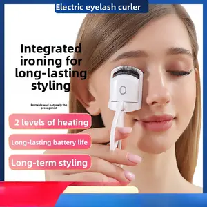 USB Rechargeable Heated Eyelash Curler Portable Mini Electric Lash Curling Wand