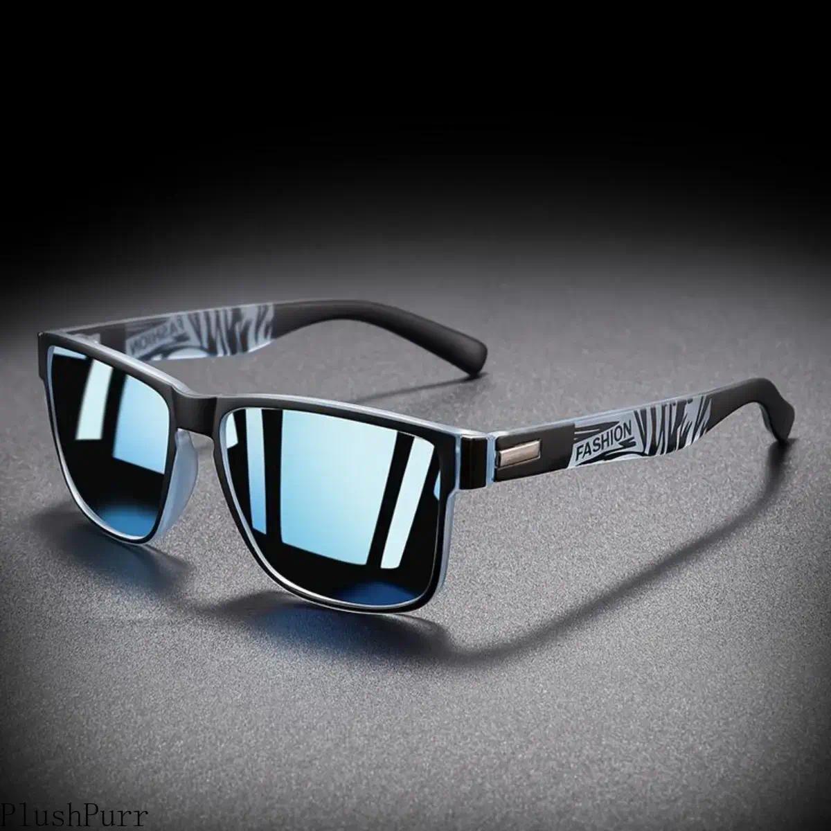 3-Pack Polarized Sunglasses for Men Women Vintage Square Unisex UV400 Sun Shades Trendy Classic Retro Style Eyewear for Driving Fishing Beach Travel Everyday Wear