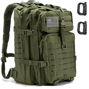 Upgraded outdoor Sports Backpack for Hiking, Climbing, And Camping with Large Capacity, MOLLE Expansion Tactical Bag And 2D Buckle