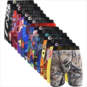 4PCS/6PCS Men's Boxer Briefs Lightweight Breathable Athletic Shorts Sizes S-XXXL Built for Trail Running & Adventure Sports Boxer Briefs Fitness Running Breathable Tight Anti-Friction