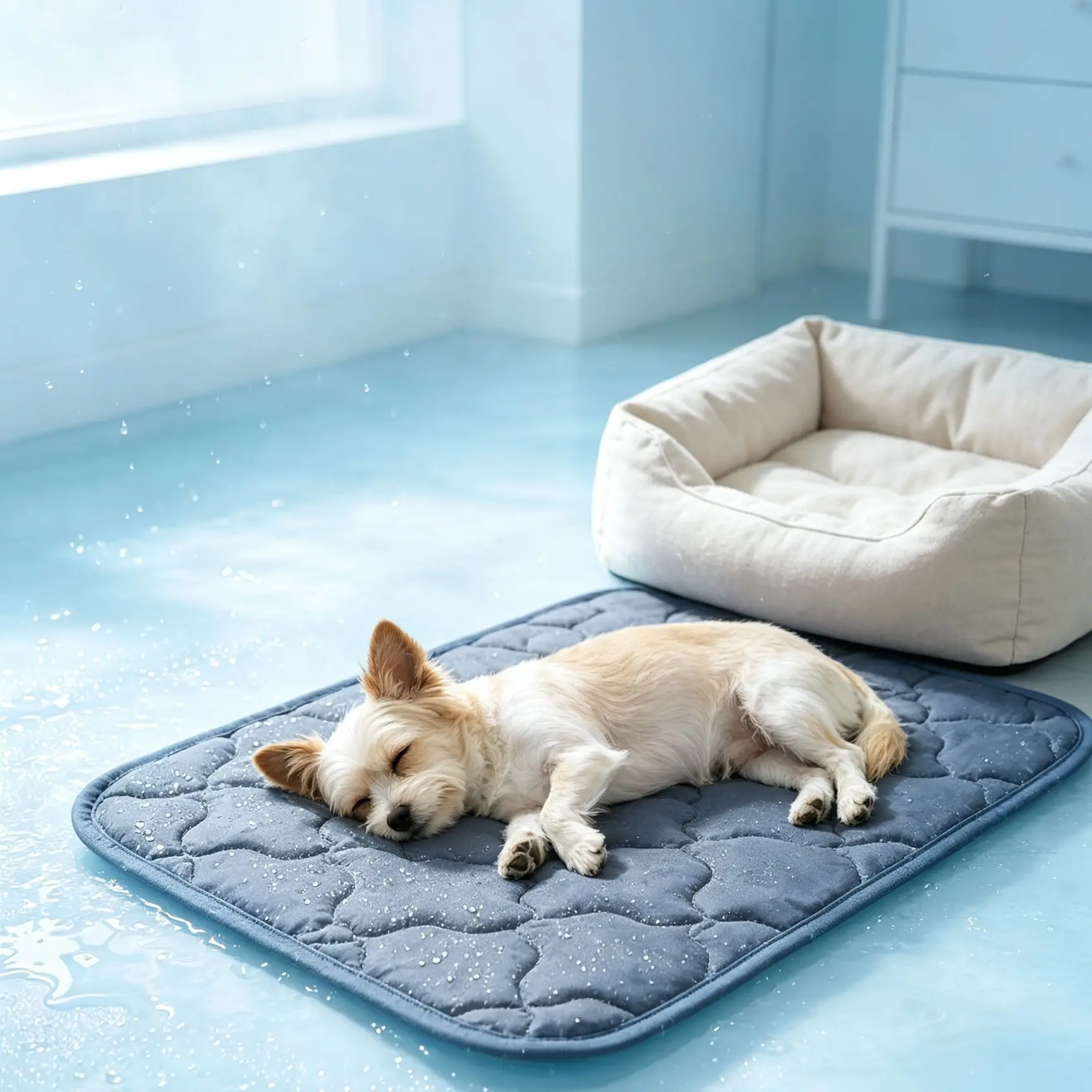 100 Dog Mat Cat Pad Cool Sensation, Nylon Material, Ideal for Dogs & Cats, Comfortable Pet Bedding, Durable and Easy to Clean