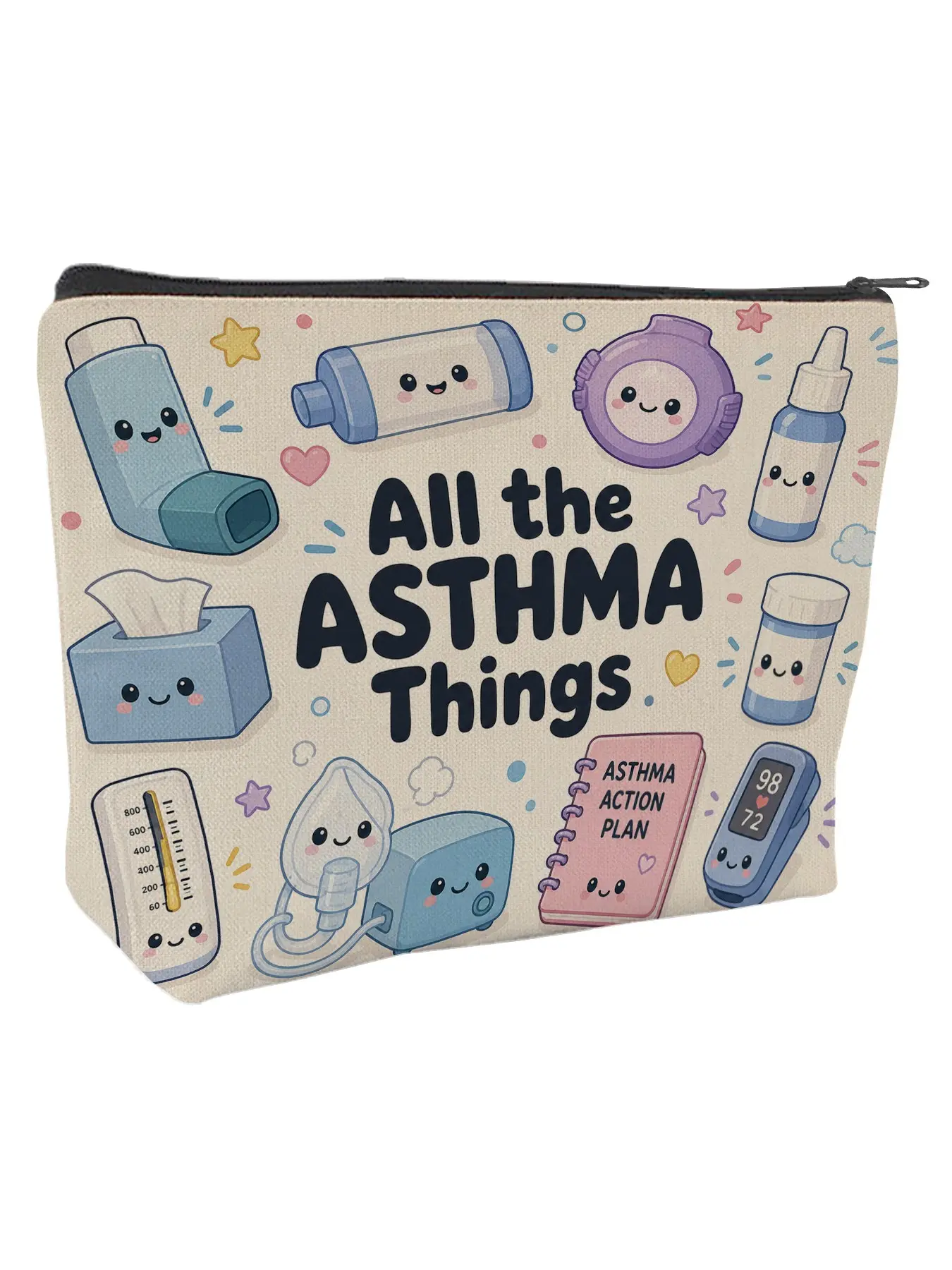 Asthma Multi Functional Storage Bag, Ideal for Inhalers, Nebulizers, Action Plans, Daily Medications, Home, School, Travel