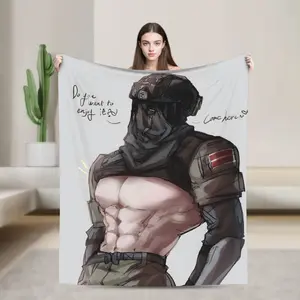A Stylish Cod-Designed Blanket By, Warm for Autumn And Winter, Soft And Comfortable, Suitable for All Seasons with Unique Patterns - Perfect for Napping, Camping, Traveling, And Home Decor - an Ideal Gift for Friends, Family, And Loved Ones