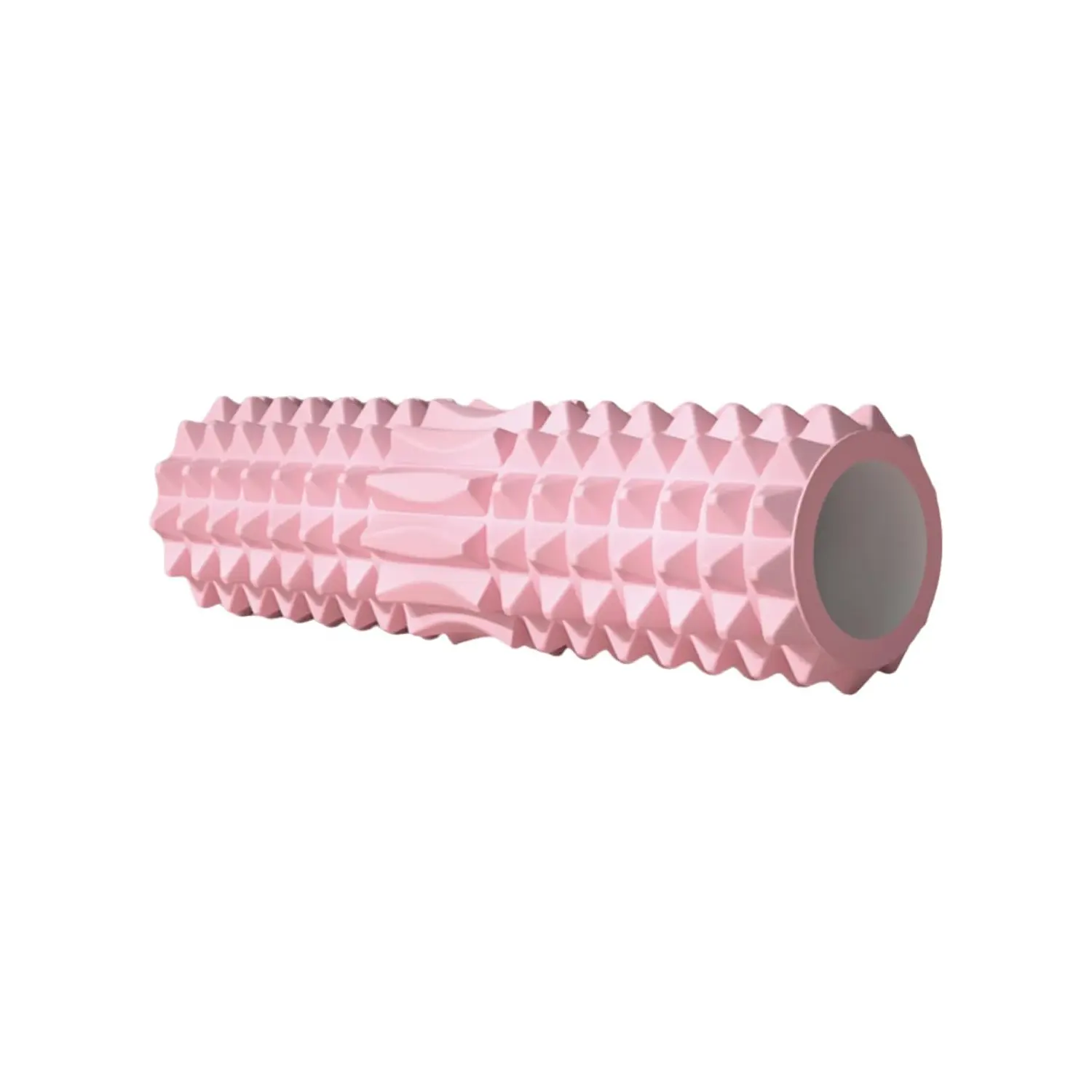 Foam Roller, Provides Deep Massage Relief, Eases Muscle Tension and Soreness, Suitable for Physical Therapy and Fitness; Dual-zone Design for Leg Muscle Relaxation, Dimensions 33×12 Cm (pink, Hollow Type)