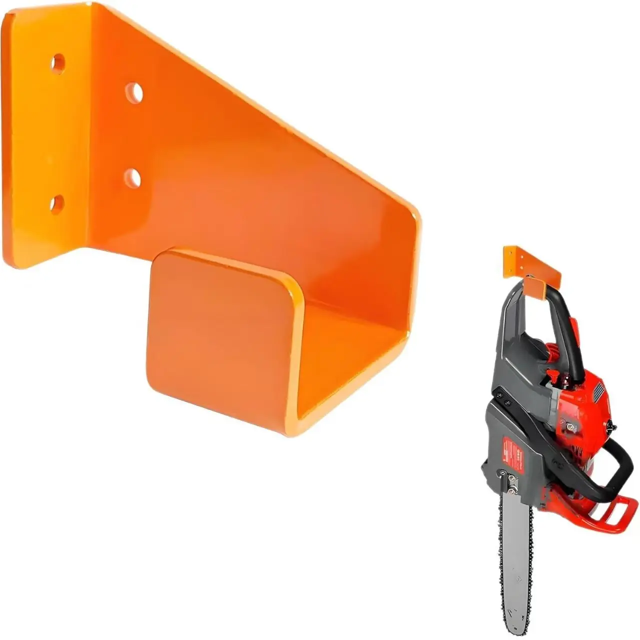 Chainsaw Hanger, Garden Garage Chainsaw Wall Mount Organizer, Easy Installation Chainsaw Rack, 1pcs Chainsaw Holder
