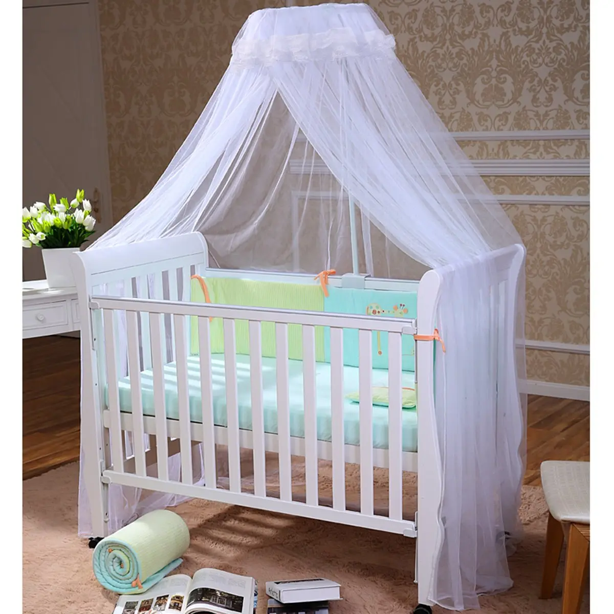 Baby Canopy Bed Netting - High-Quality Affordable Mosquito Net for Home Use, All Seasons, Fast Shipping, Reliable Service for New Parents