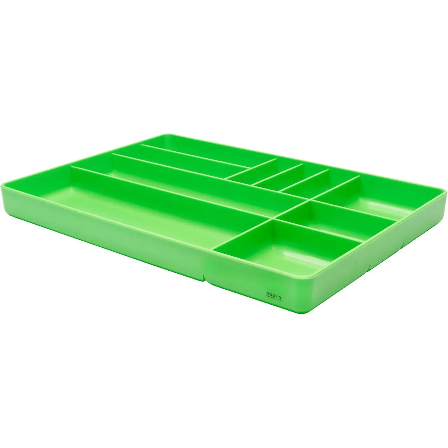 Tool Box Organizer Tray – 10-Compartment Tool Chest Organizer  Parts, Bolts, and Small Tools – Stackable Drawer Tray Design