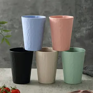 5pcs, Unbreakable Plastic Cups - 360ml - Reusable, Dishwasher Safe - Perfect for Coffee, Tea, Water, Milk, Juice - Ideal for Family Gatherings, Holidays, and Daily Use, Suitable for Parties, Home Decor, Crafts, Kitchen - Durable Plastic Cups for
