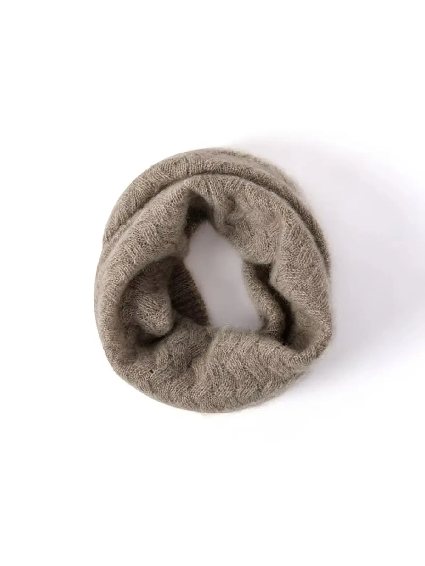 Women's Knitted Neck Warmer, Thick Cashmere Winter Scarf, Cervical Protection, Fake Collar, Cozy and Warm, Fall & Winter Accessory