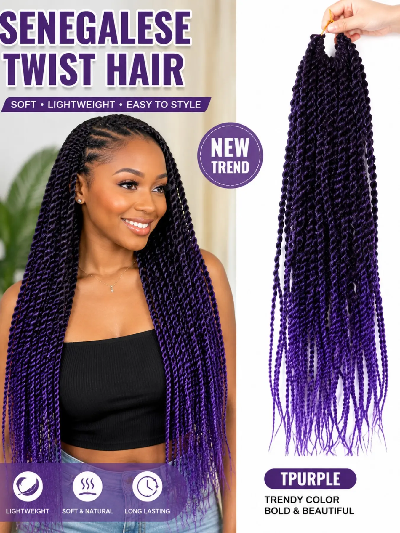 Goddess Box Braids Crochet Hair Pre looped Crochet Hair Crochet Braids Box Braid Crochet Hair Crochet Braids Hair for