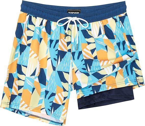 Men's Beach Shorts with Mesh Lining Quick Dry Swimwear, Hawaiian Style Pockets quick dry swim trunk wetsuit Women's Compression Volleyball Shorts Quick-Dry Breathable Swim Trunks Camo Camouflage Swimsuit Bikini Set