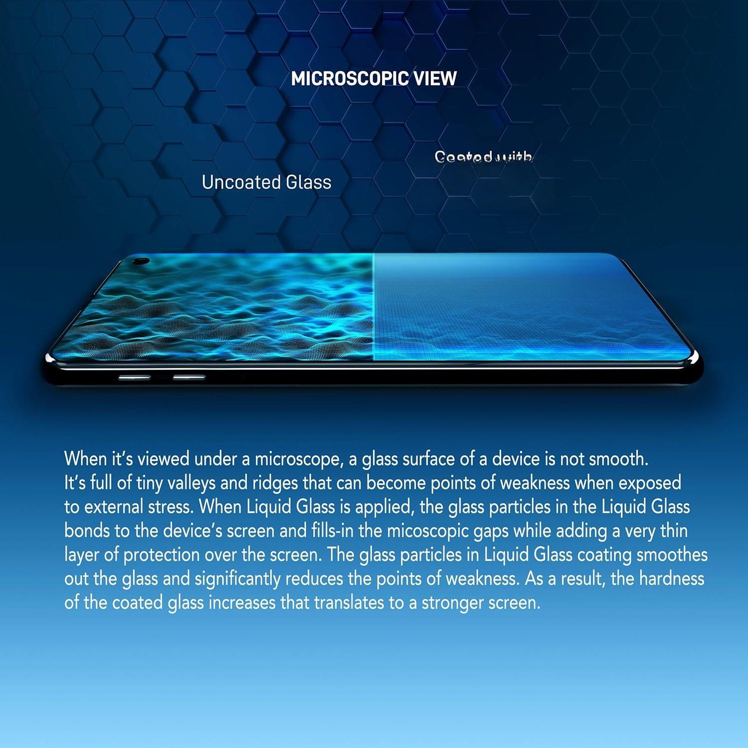 Screen Protector With $500 Coverage | Wipe On Scratch and Shatter Resistant Nano Protection for All Phones Tablets and  Watches - Universal Fit ( and Advanced)